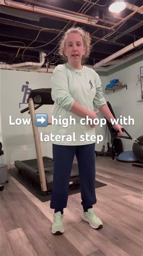 Low ➡️ High chop with lateral step. More movement tips and exercises on Instagram @mintconditionpt