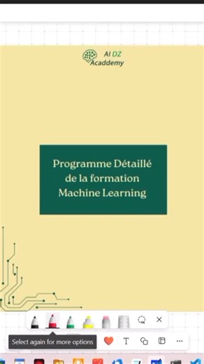 Aida academy on Instagram: "Ouverture Formation Machine Learning Pratiqu 👆🏻💚 #machinelearning #machinelearningcourses #artificialintelligence"