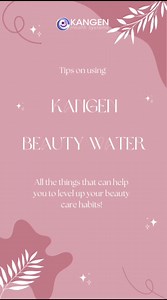 Elevate your skincare routine with the rejuvenating power of Kangen Beauty Water. From a refreshing facial toner to a hydrating hair rinse, discover the versatile benefits of Kangen Beauty Water for a naturally radiant and nourished you. 💦✨ ❇️Send us a DM📲📲📲 #Kangenphilippines #Kangenhealthsystems #SkincareRevolution | Kangen Philippines