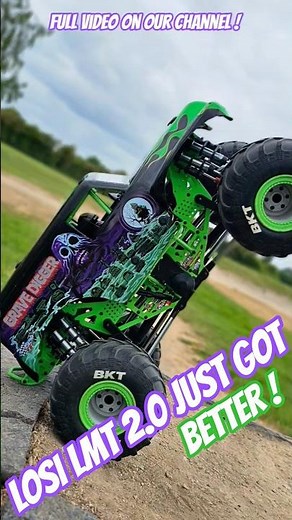 LMT 2.0 Leaking Suspension Fixed it's Just got Better Wow! #rc #rcmonstertruck #gravedigger #losilmt