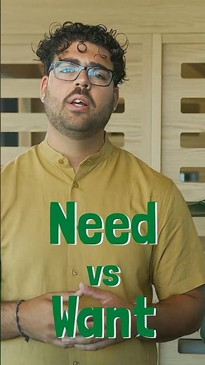 Finances with Francisco | Needs vs Want