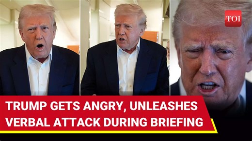 Trump Explodes In Fury During Briefing, Issues Shocking Threat | Watch