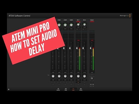 ATEM MIni Pro Audio Video Synch Fix Tutorial