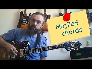Maj7b5 chords - a one size fits all chord (almost anyway..)