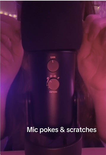 Mic Pokes and Scratches for ASMR Relaxation