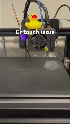 Ender 5 pro cr touch issue. Not levelling or moving blinking red. #3dprinter #3dprinting #help