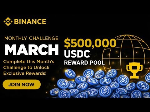 $500,000 USDC Binance March Challenge | Binance Instant Offer Today