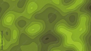 Abstract Topography Patterns And Shapes Seamless Looping/ 4k animation of an abstract background with topography textured patterns and layers of rounded paper shapes seamless looping