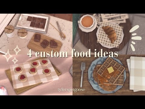 𐙚 ˚🍰 4 custom food ideas | bloxburg build tips