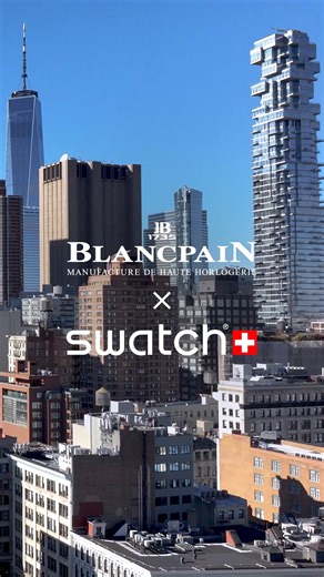 Swatch on Instagram: "All the way from the deep sea to the heart of Soho! Consider this your sign to explore deeper with GREEN ABYSS. 🤿 #ScubaFiftyFathoms #BlancpainxSwatch #Swatch"
