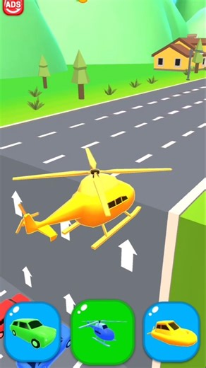 SHAPE SHIFTING 🚓🚕🚗🚙🚚🚛🏍️🚁 RUN - all levels walkthrough gameplay, android&ios #1