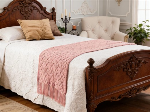 Kupferfarbene Spitze Bettschal häkeln Anleitung PDF, Easy Sparkling Schal (Instant Download) - Etsy.de