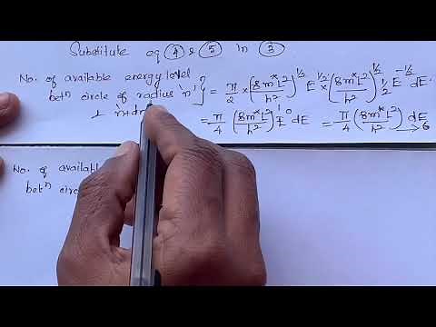 DENSITY OF ENERGY STATE IN A TWO DIMENSION (quantum well)