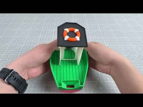 3D Printed Boat That Really Floats and Moves! 🚤 | DIY RC Mini Boat