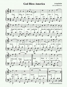 God bless America 🇺🇸 - Lyrics and chords | Kchub