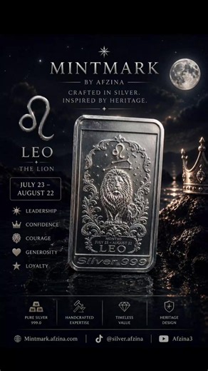 ♌ LEO — THE LION Not everyone is born to follow. Some are born to lead. Leo, the fifth sign of the zodiac, is a symbol of confidence, courage, loyalty, and a powerful presence that naturally draws others in. 📅 Born between July 23 and August 22? This sign belongs to you. Inspired by: 🦁 The Lion ♌ The Leo Zodiac Symbol ⭐ The Leo Constellation 🌙 The timeless connection between the stars and human identity This handcrafted silver piece captures the spirit of Leo in precious metal. Every detail. 