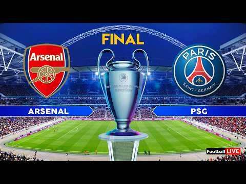 ARSENAL vs PSG - Final UEFA Champions League 2026 | Full Match All Goals | Simulation PES