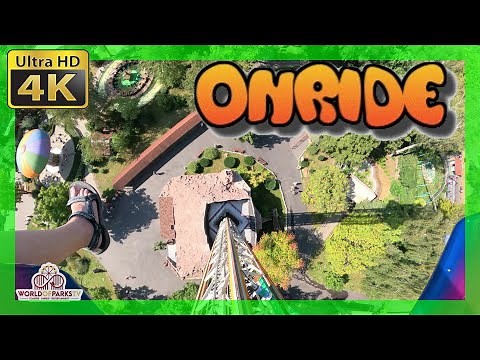 Freizeitland Geiselwind – Volcano – Free Fall Tower (Onride POV) Huss Shot n Drop Tower T-Rex Tower