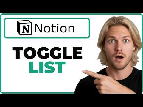 How To Create A Toggle List In Notion App (2026 Guide)