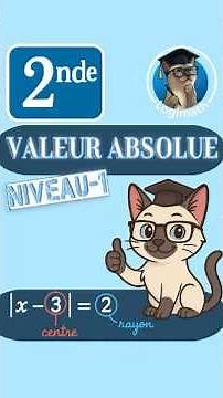 2nde - Valeur Absolue - Equation (Niveau 1) #maths #ValeurAbsolue #equation #resolution