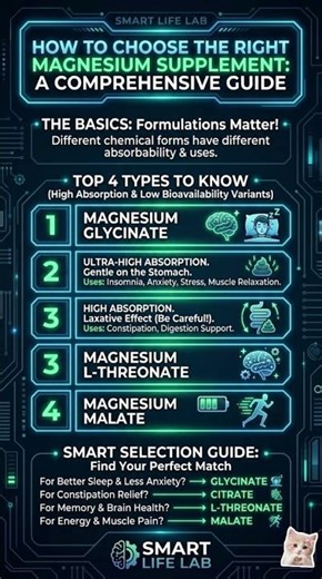 How to Choose the RIGHT Magnesium Supplement (Glycinate vs Citrate vs Malate) #magnesiumguide