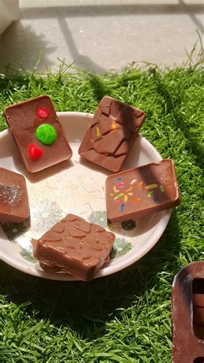 Easy Chocolate Bar Recipe 🤤#chocolate #tasty