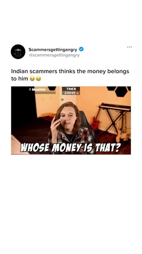 @scammersgettingangry on Instagram: "Bro thinks she owes him money 😭😭😂 Inside a crowded call center in India, dozens of phones rang nonstop. Workers sat in small cubicles, repeating the same script over and over. Fake refunds. Fake bank errors. Fake computer viruses. It was a factory of lies, and business was booming. But one day, a scammer dialed a number that changed everything. On the other end was a man who sounded older, slower, and confused. Perfect bait. The scammer leaned into his rol