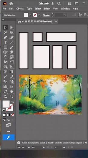 Make Compound Path for Clipping Mask | Multiple Objects in Illustrator | Easy Method #vectortutorial