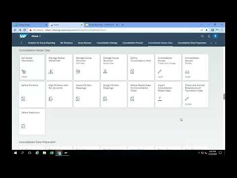 S/4HANA 2021 - Group Reporting Overview
