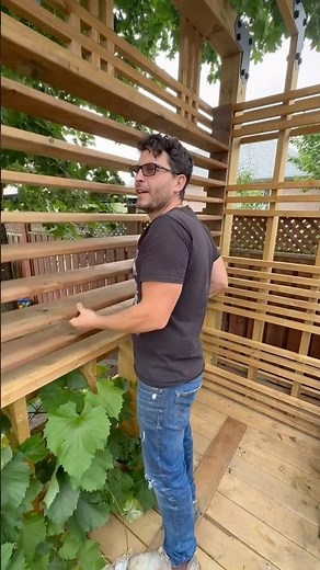 DIY privacy shutters