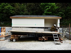 モードセル工法による実大建物の不同沈下修復②