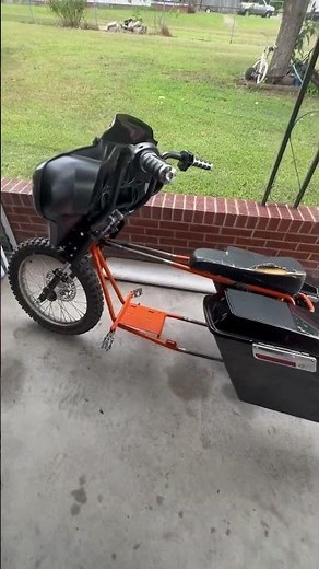 Buddys mini bagger build #motorcycle #biker #harleydavidson #bagger #minibagger #minibike