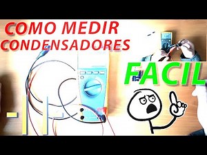 ✅Como medir CONDENSADORES, CAPACITORES con Multimetro❓❓🤔