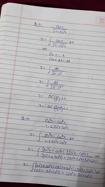 class 12 miscellaneous chapter 7 solution of question 6;7;8;9;10