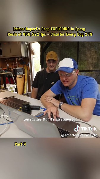 Prince Ruperts drop exploding in epoxy resin at 456,522 fps - smarter every day 273 #SmarterEveryDay273 #PrinceRupertsDrop #HighSpeedSlowMotion #EpoxyResinArt #ExplosiveScience #SlowMotionMagic #FascinatingPhysics #UltraSlowMotion #ScienceExperiment #CrystalClearEpoxy #IncredibleSloMo #GlassBlowing #SlowMoExploration #ScienceBehindTheScenes #HighSpeedVideography #ArtAndScience #MaterialsScience #EpoxyArtistry #CuriousMinds #SlowMotionMasterpiece