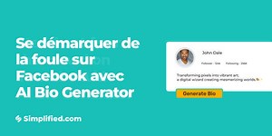 Bio Générateur Facebook gratuit - Écrivez Bio Facebook captif en 1 clic