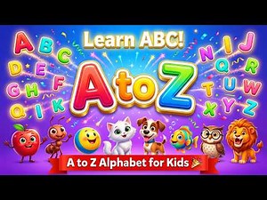 ABC Alphabet Poem for Children | Learn A to Z with Rhymes & Fun | Kids Songs & Nursery Rhymes