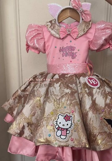 Adorable Hello Kitty Inspired Dress for Girls