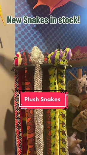 New Plush Snakes at Totally Thomas Toys