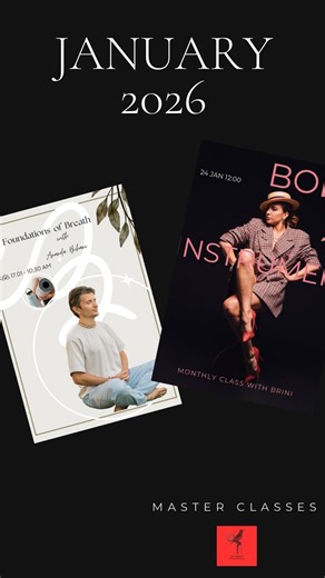 Еkaterina on Instagram: "17.01 - Foundation of Breath with @ananda_yoga_at 24.01 - Body as Instrument with @brinidad @brinidad_dance At @musikquartier.wien 1060 To receive more info and to sign up DM to @ekaterinassskvo"