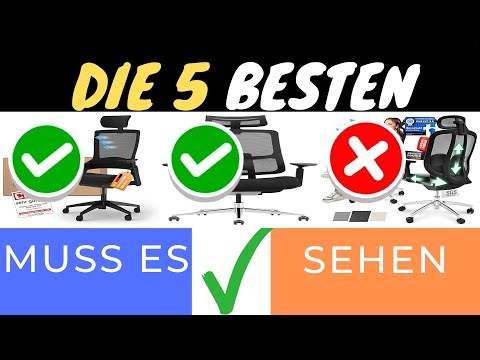 DIE 3 BESTEN ERGONOMISCHEN BÜROSTÜHLE 2025 🪑💼 - RÜCKENSCHMERZEN ADE!