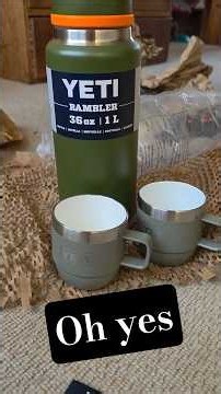 New YETI Rambler mugs to all to my current ones and new Rambler 1L water bottle. #yeti #outdoor