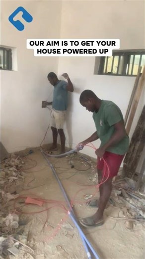 Powering up a building electrical process #viraltiktok #fypp #power