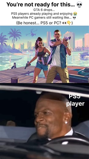 PS5 Players vs PC Gamers… Be Honest 👀💀#gta6 #gta #rockstargames #gaming #gtafans