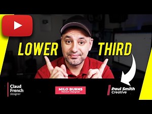 How to Add Lower Third Graphics to Videos