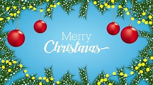 Happy Merry Christmas Animation Balls Wreath Stock Footage Video (100% Royalty-free) 1039399838 | Shutterstock