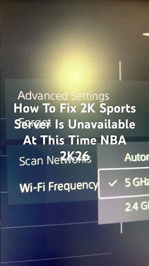 How To Fix 2K Sports Server Is Unavailable At This Time NBA 2K26