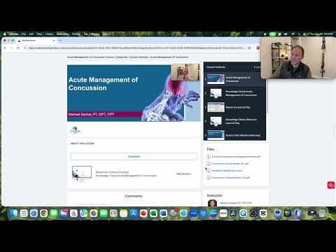 Inside My Acute Concussion Management Course (Clinician Behind the Scenes)