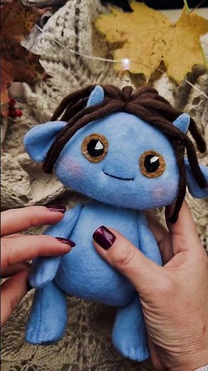 Adorable Felt Monster Sewing Pattern 🧵 | Cute Halloween DIY Idea