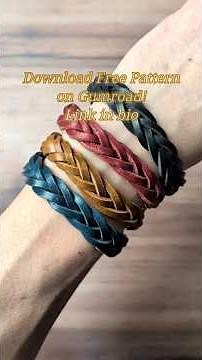 How to Make a Mystery Braid Leather Bracelet (Super Easy!)